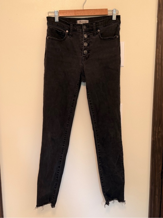 Madewell Denim - Madewell High-Rise Skinny Black Button-Fly Women's Jeans